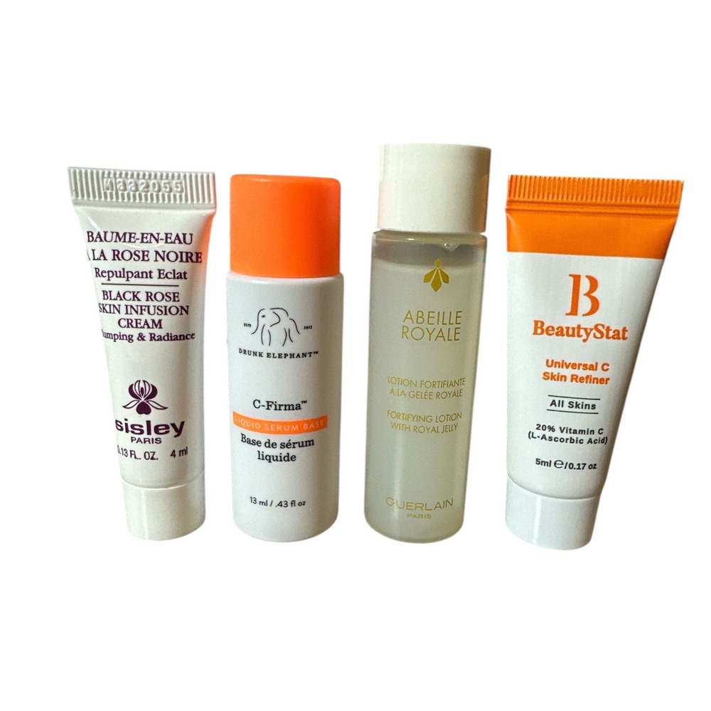 Skincare Travel Bundle x4- Aveille Royale Drunk Elephant BeautyStat Sisley‎ NEW